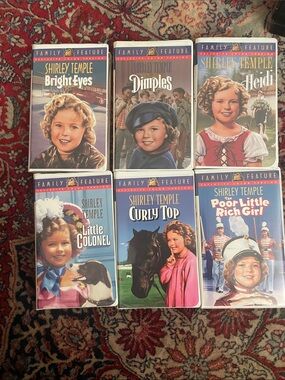 Shirley Temple Classic Family Feature VHS Collection